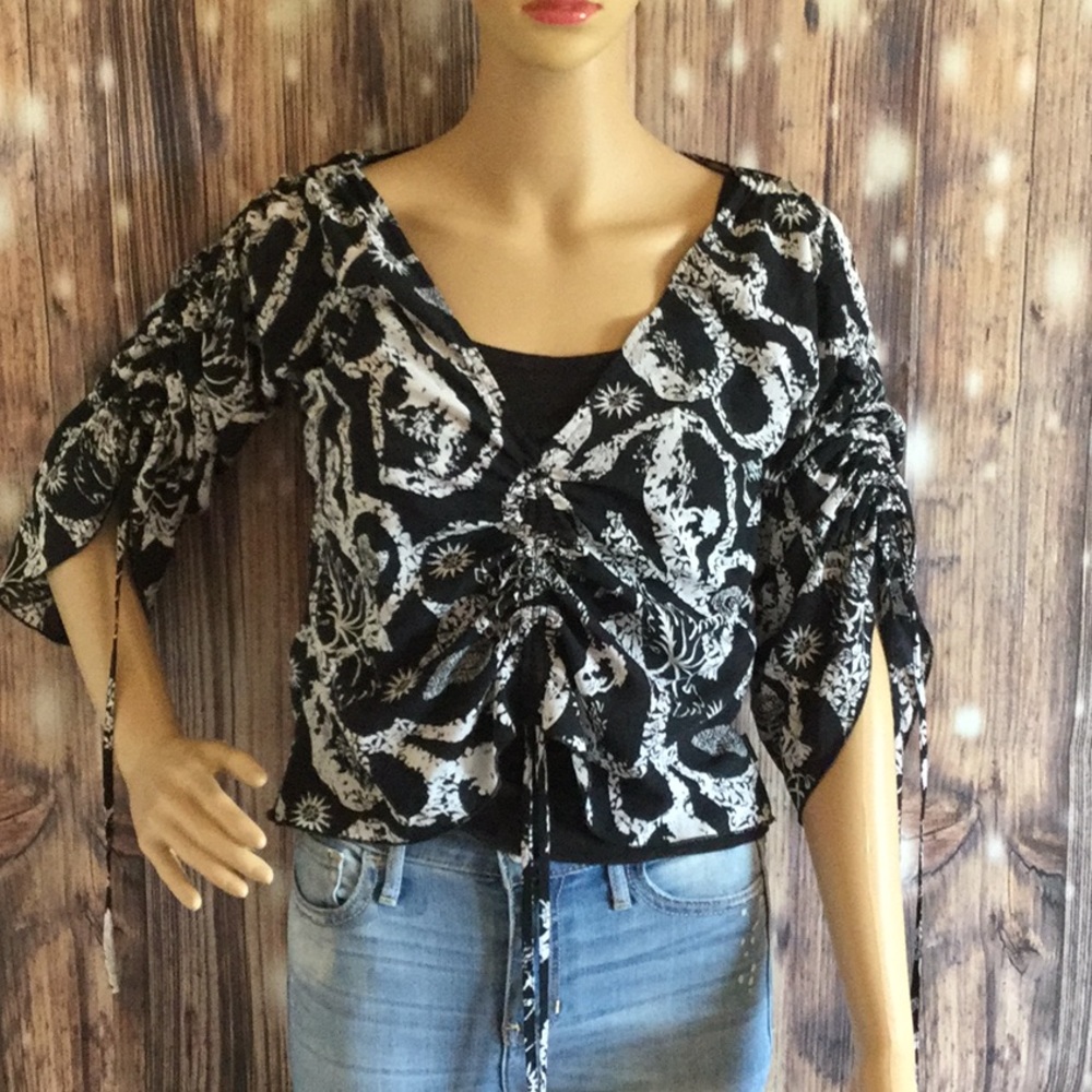 Calvin Klein sheer blouse